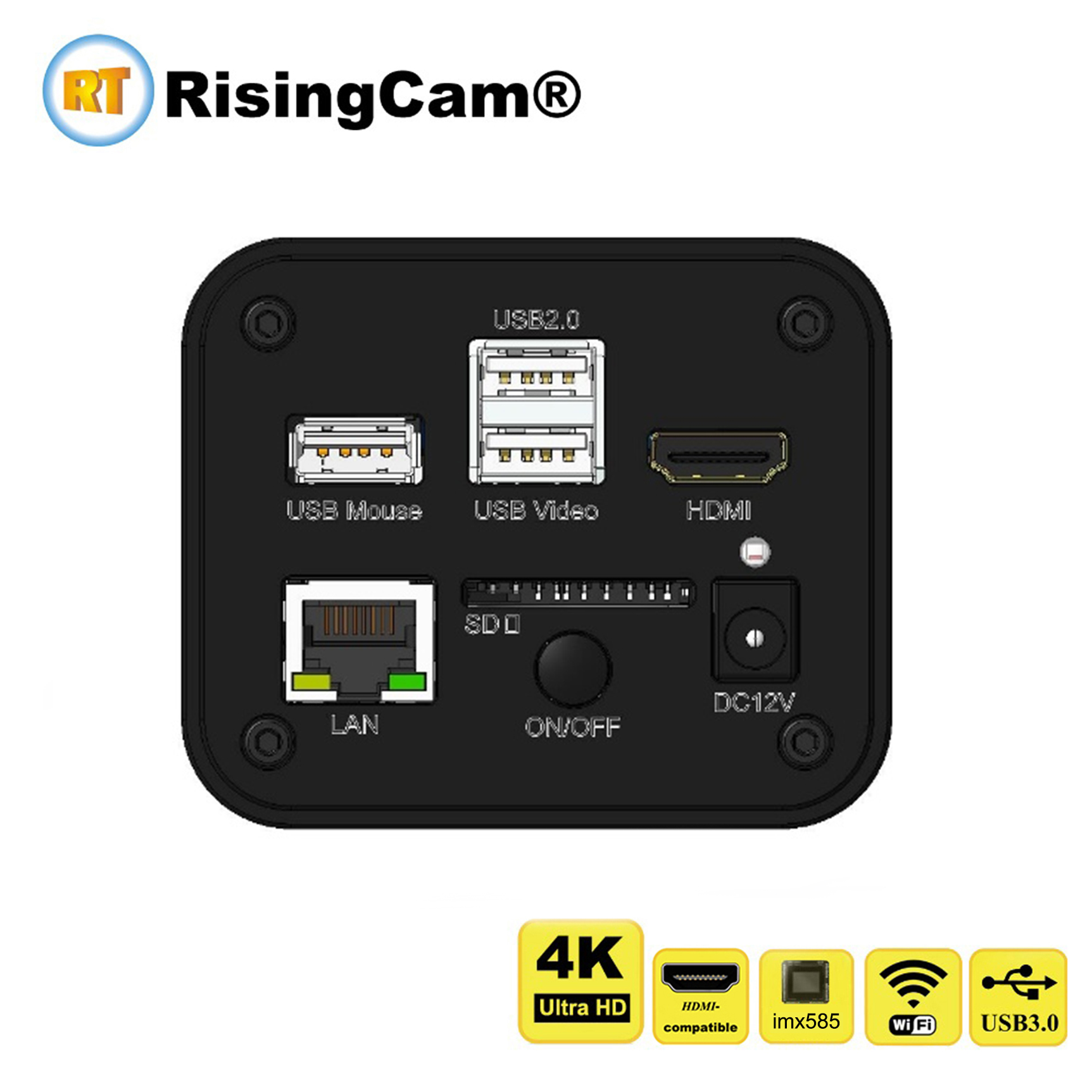 Usb Microscope Digital - Caméra de microscope numérique 4K RisingCam