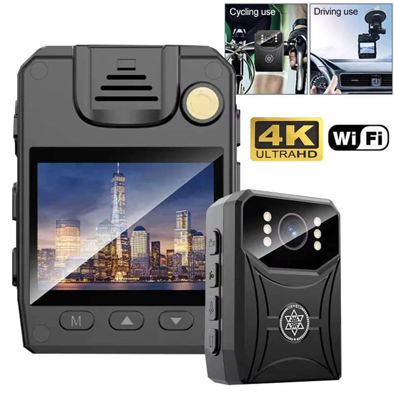 Compact Camera Mirrorless - Mini caméra de Police 4K, enregistreur