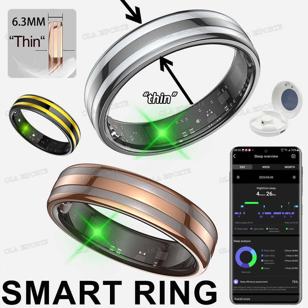 Smart Ring Health - Nouvelle bague intelligente, moniteur de fréquence
