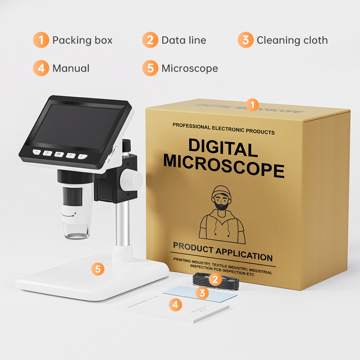 Microscope électronique numéri - Usb Microscope Digital avis et prix