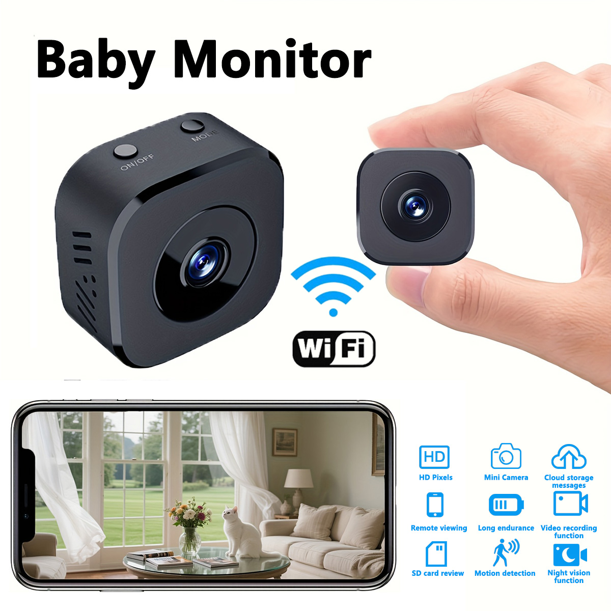 1080P HD Mini caméra WiFi sécu - Compact Camera Mirrorless avis et prix