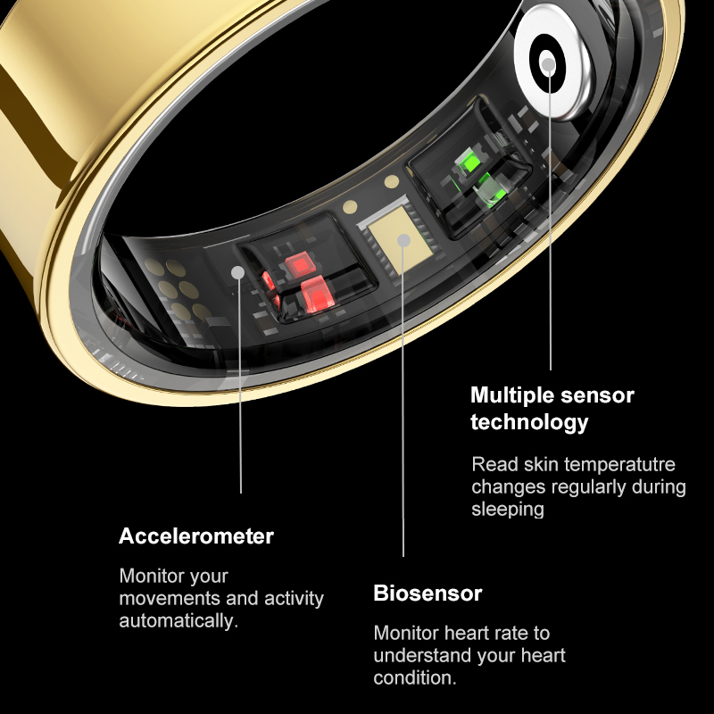 R09 anneau intelligent hommes  - Smart Ring Health avis et prix